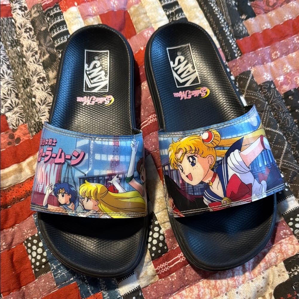 Vans Sailor Moon Graphic Slide Sandals
